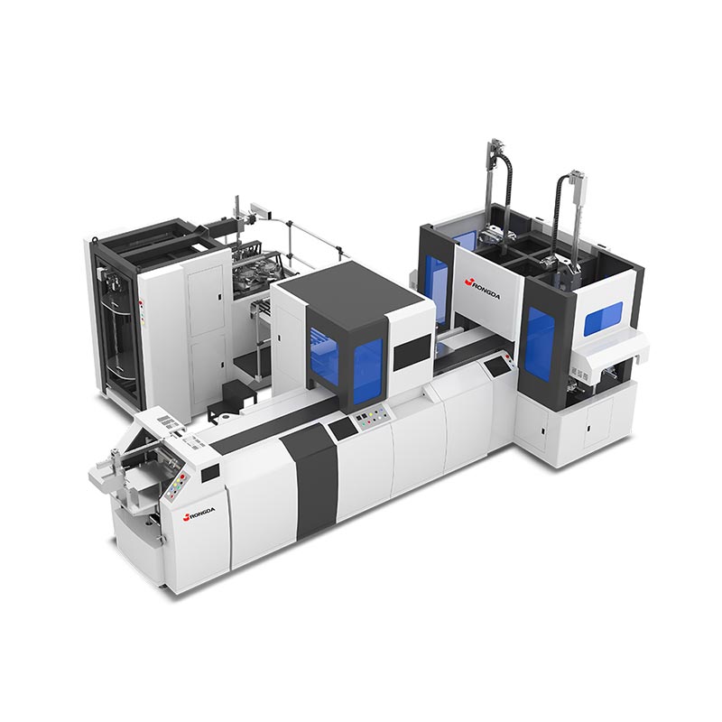 Geltoki bikoitzeko kutxa zurrunak egiteko makina automatikoa