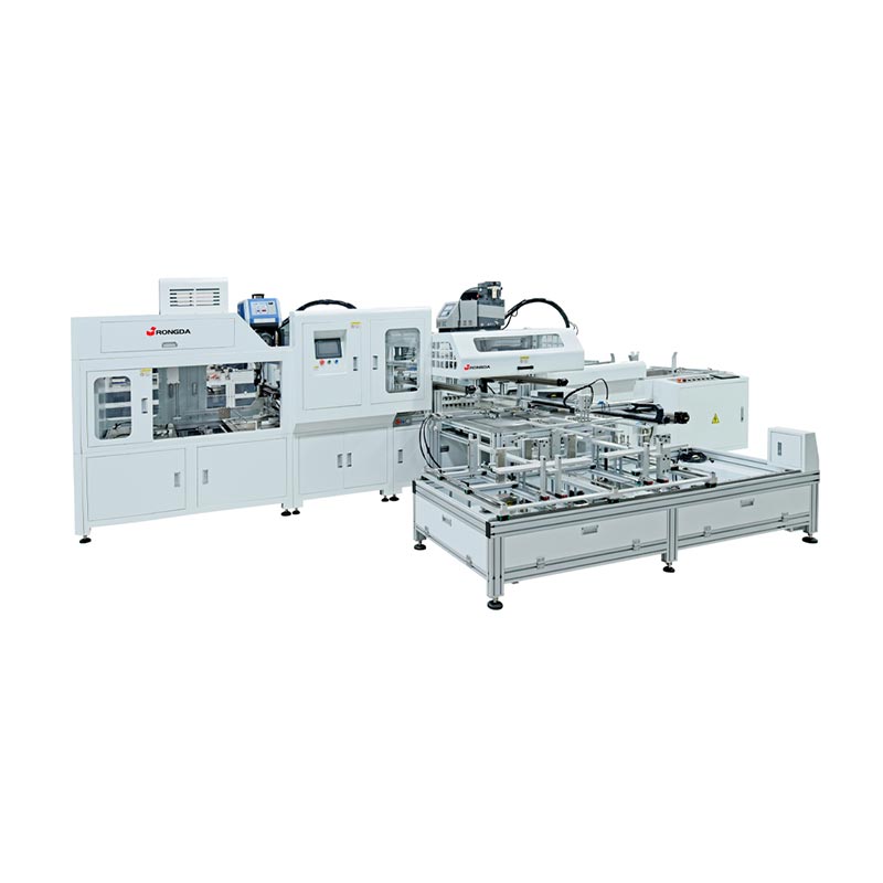 Kutxa tolesgarria hegalak muntatzeko makina